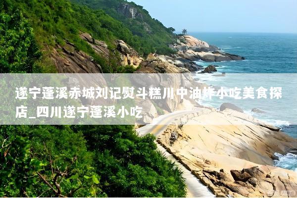 遂宁蓬溪赤城刘记熨斗糕川中油炸小吃美食探店_四川遂宁蓬溪小吃