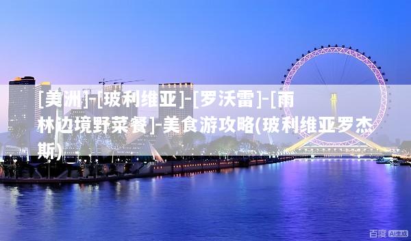 [美洲]-[玻利维亚]-[罗沃雷]-[雨林边境野菜餐]-美食游攻略(玻利维亚罗杰斯)